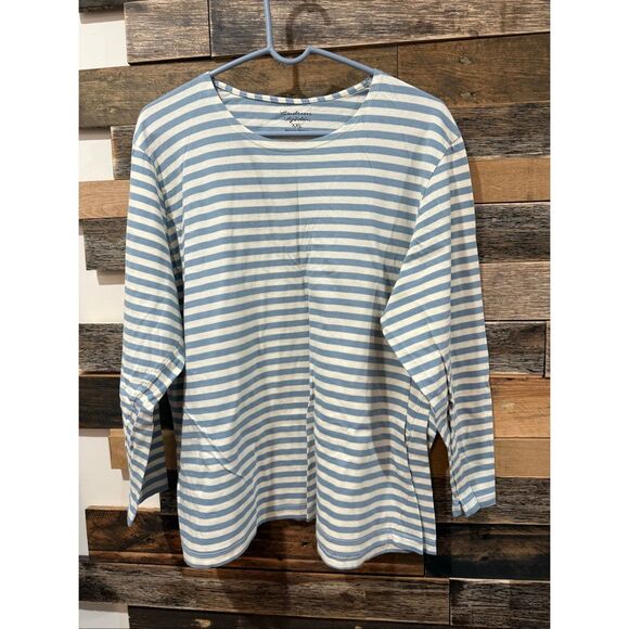 Gudrun Sjoden stripped cotton top size XXL - Picture 1 of 7